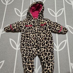Leopard Print Kids One Piece